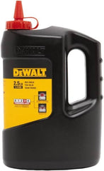 DeWALT - 25 Lb Container Chalk Refill - Red - Exact Tooling