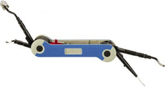 Noga - 4 Piece Hand Deburring Tool Set - Includes N, S, D and B Blade Holders and Deburring Blade - Exact Tooling