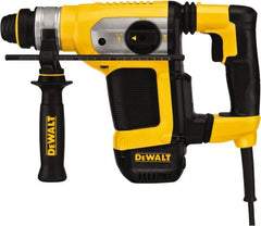 DeWALT - 1-1/8" SDS Chuck Electric Rotary Hammer - 0 to 4,700 BPM, 0 to 820 RPM, Reversible - Exact Tooling