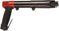 Chicago Pneumatic - 2,200 BPM, 1.53 Inch Long Stroke, Pneumatic Scaling Hammer - 8 CFM Air Consumption, 1/4 NPT Inlet - Exact Tooling