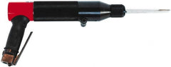 Chicago Pneumatic - 3,000 BPM, 0.79 Inch Long Stroke, Pneumatic Chipping Hammer - 4.4 CFM Air Consumption, 1/4 NPT Inlet - Exact Tooling