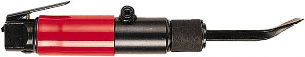 Chicago Pneumatic - 3,000 BPM, 1.4 Inch Long Stroke, Pneumatic Chipping Hammer - 5.5 CFM Air Consumption, 1/4 NPT Inlet - Exact Tooling
