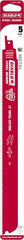 Freud - 12" Long x 1" Thick, Bi-Metal Reciprocating Saw Blade - Straight Profile, 14 to 18 TPI, Toothed Edge, Universal Shank - Exact Tooling