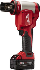 Milwaukee Tool - 20 Piece, 1-1/2 to 2" Punch Hole Diam, Power Knockout Set - Exact Tooling