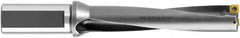 Komet - 60mm Max Drill Depth, 4xD, 15mm Diam, Indexable Insert Drill - 2 Inserts, 20mm Shank Diam, Straight Shank - Exact Tooling