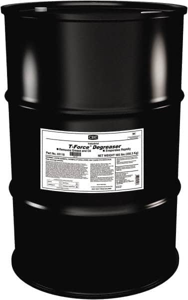 CRC - 55 Gal Drum Cleaner/Degreaser - Liquid, HFC, DCE, Unscented - Exact Tooling