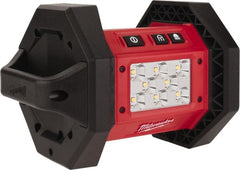 Milwaukee Tool - 18 Volts, 1300 Lumens, Cordless Work Light - 3 hr Run Time - Exact Tooling