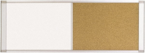 MasterVision - 18" High x 36" Wide Combination, Bulletin/Magnetic Dry Erase - Steel - Exact Tooling