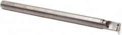 Sumitomo - 1.3" Min Bore Diam, 12" OAL, 1" Shank Diam, A-SVUB Indexable Boring Bar - VBMT 332 Insert, Screw Holding Method - Exact Tooling