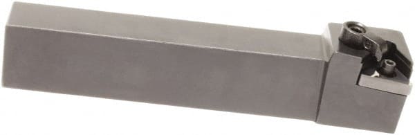 Sumitomo - MTGN, Left Hand Cut, 0° Lead Angle, 1" Shank Height x 1" Shank Width, Negative Rake Indexable Turning Toolholder - 6" OAL, TNMG 432 Insert Compatibility, Series Multi-Option - Exact Tooling