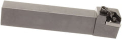 Sumitomo - MTGN, Left Hand Cut, 0° Lead Angle, 1" Shank Height x 1" Shank Width, Negative Rake Indexable Turning Toolholder - 6" OAL, TNMG 432 Insert Compatibility, Series Multi-Option - Exact Tooling