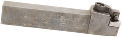 Sumitomo - MCRN, Left Hand Cut, 15° Lead Angle, 3/4" Shank Height x 3/4" Shank Width, Positive Rake Indexable Turning Toolholder - 4-1/2" OAL, CNMG 432 Insert Compatibility, Series Multi-Option - Exact Tooling