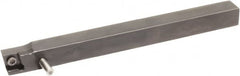 Sumitomo - SCAC, Left Hand Cut, 0° Lead Angle, 1/2" Shank Height x 1/2" Shank Width, Neutral Rake Indexable Turning Toolholder - 4-1/2" OAL, CC.. 32.52 Insert Compatibility, Series Screw Lock - Exact Tooling