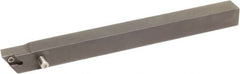 Sumitomo - SDAC, Left Hand Cut, 0° Lead Angle, 10mm Shank Height x 10mm Shank Width, Positive Rake Indexable Turning Toolholder - 100mm OAL, DCMT 21.51 Insert Compatibility, Series Screw Lock - Exact Tooling