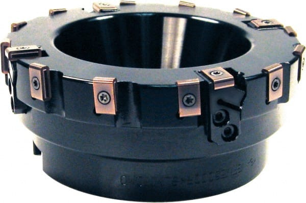 Sumitomo - 12 Inserts, 3.342" Cut Diam, 1-1/2" Arbor Diam, Indexable Square-Shoulder Face Mill - 2" High, LNGX 1605.. Insert Compatibility, Series SumiMill - Exact Tooling