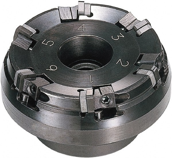 Sumitomo - 160mm Cut Diam, 50.8mm Arbor Hole, 75° Indexable Chamfer & Angle Face Mill - 12 Inserts, SNEN 0903..\xB6SNG 32. Insert, Right Hand Cut, Series Sumiboron - Exact Tooling