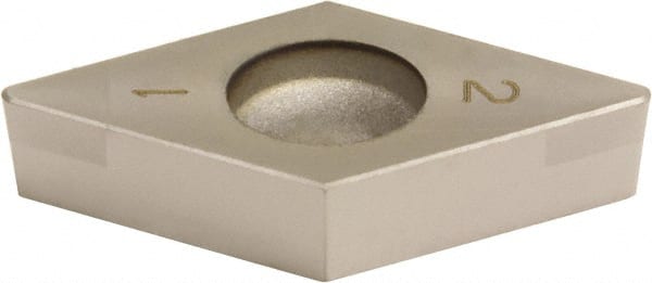 Sumitomo - 2NC-DCGA32.51 LS Grade BNC200 PCBN Turning Insert - TiN Finish, 55° Diamond, 3/8" Inscr Circle, 5/32" Thick, 1/64" Corner Radius - Exact Tooling