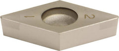Sumitomo - 2NC-DCGA32.51 LS Grade BNC200 PCBN Turning Insert - TiN Finish, 55° Diamond, 3/8" Inscr Circle, 5/32" Thick, 1/64" Corner Radius - Exact Tooling