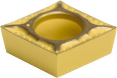 Sumitomo - CCGT32.50.5 ESI Grade AC610M Carbide Turning Insert - Al2O3 Finish, 80° Diamond, 3/8" Inscr Circle, 5/32" Thick, 0.0078" Corner Radius - Exact Tooling
