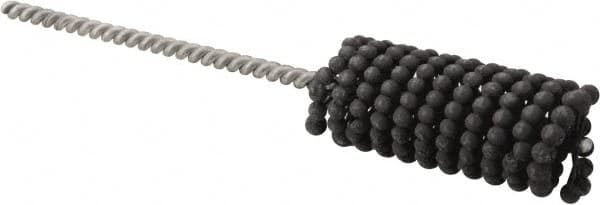 Brush Research Mfg. - 1-1/8" Bore Diam, 320 Grit, Silicon Carbide Flexible Hone - Extra Fine, 8" OAL - Exact Tooling