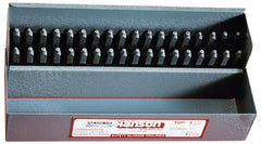 C.H. Hanson - 36 Piece, 1/16" Character Steel Stamp Set - Letters & Figures, Standard - Exact Tooling