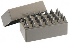C.H. Hanson - 27 Piece, 1/16" Character Steel Stamp Set - Letters, Heavy Duty - Exact Tooling