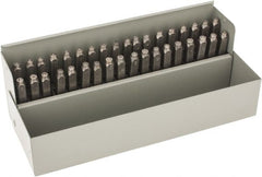 C.H. Hanson - 36 Piece, 3/32" Character Steel Stamp Set - Letters & Figures, Heavy Duty - Exact Tooling