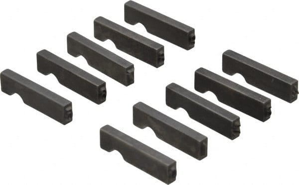 C.H. Hanson - 10 Piece, 1/8 Inch Character, Steel Type Set - 8 Character Capacity, 0-9 Content - Exact Tooling