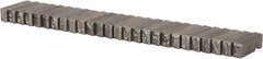 C.H. Hanson - 26 Piece, 1/4 Inch Character, Steel Type Set - 8 Character Capacity, A-Z Content - Exact Tooling