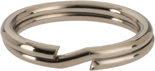 C.H. Hanson - 5/8" ID, 20mm OD, 2mm Thick, Split Ring - Carbon Spring Steel, Nickel Plated Finish - Exact Tooling