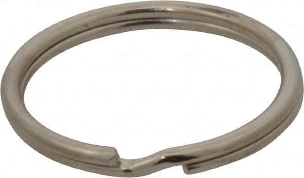 C.H. Hanson - 1" ID, 28mm OD, 3mm Thick, Split Ring - Carbon Spring Steel, Nickel Plated Finish - Exact Tooling