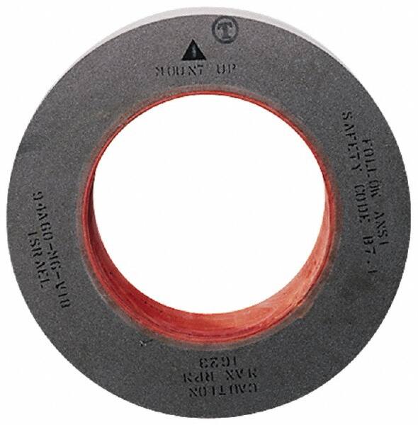 Camel Grinding Wheels - 20" Diam x 12" Hole x 8" Wide Centerless & Cylindrical Grinding Wheel - 80/120 Grit, Aluminum Oxide, Type 1, Medium/Fine Grade, Vitrified Bond, No Recess - Exact Tooling