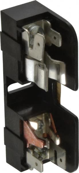 Ferraz Shawmut - 10 to 14 AWG, 600 VAC/VDC, 30 Amp, DIN Rail Mount, Screw Mount Fuse Block - 13/32 Inch Diameter x 1-1/2 Inch Fuse Length, 3.04 Inch Long x 3/4 Inch Wide x 1.31 Inch High Block - Exact Tooling