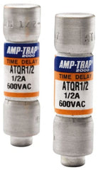 Ferraz Shawmut - 300 VDC, 600 VAC, 1.13 Amp, Time Delay General Purpose Fuse - Clip Mount, 1-1/2" OAL, 100 at DC, 200 at AC kA Rating, 13/32" Diam - Exact Tooling