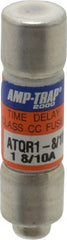 Ferraz Shawmut - 300 VDC, 600 VAC, 1.8 Amp, Time Delay General Purpose Fuse - Clip Mount, 1-1/2" OAL, 100 at DC, 200 at AC kA Rating, 13/32" Diam - Exact Tooling