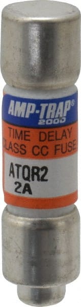 Ferraz Shawmut - 300 VDC, 600 VAC, 2 Amp, Time Delay General Purpose Fuse - Clip Mount, 1-1/2" OAL, 100 at DC, 200 at AC kA Rating, 13/32" Diam - Exact Tooling