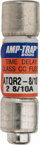 Ferraz Shawmut - 300 VDC, 600 VAC, 2.8 Amp, Time Delay General Purpose Fuse - Clip Mount, 1-1/2" OAL, 100 at DC, 200 at AC kA Rating, 13/32" Diam - Exact Tooling