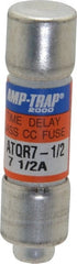 Ferraz Shawmut - 300 VDC, 600 VAC, 7.5 Amp, Time Delay General Purpose Fuse - Clip Mount, 1-1/2" OAL, 100 at DC, 200 at AC kA Rating, 13/32" Diam - Exact Tooling