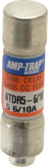 Ferraz Shawmut - 300 VDC, 600 VAC, 5.6 Amp, Time Delay General Purpose Fuse - Clip Mount, 1-1/2" OAL, 100 at DC, 200 at AC kA Rating, 13/32" Diam - Exact Tooling