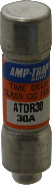 Ferraz Shawmut - 300 VDC, 600 VAC, 30 Amp, Time Delay General Purpose Fuse - Clip Mount, 1-1/2" OAL, 100 at DC, 200 at AC kA Rating, 13/32" Diam - Exact Tooling