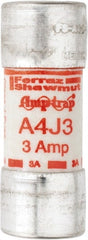 Ferraz Shawmut - 300 VDC, 600 VAC, 3 Amp, Fast-Acting General Purpose Fuse - Clip Mount, 2-1/4" OAL, 100 at DC, 200 at AC kA Rating, 13/16" Diam - Exact Tooling