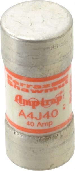 Ferraz Shawmut - 300 VDC, 600 VAC, 40 Amp, Fast-Acting General Purpose Fuse - Clip Mount, 2-3/8" OAL, 100 at DC, 200 at AC kA Rating, 1-1/16" Diam - Exact Tooling
