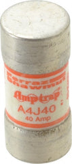 Ferraz Shawmut - 300 VDC, 600 VAC, 40 Amp, Fast-Acting General Purpose Fuse - Clip Mount, 2-3/8" OAL, 100 at DC, 200 at AC kA Rating, 1-1/16" Diam - Exact Tooling