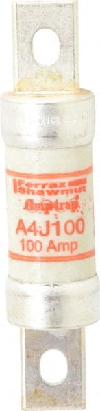Ferraz Shawmut - 300 VDC, 600 VAC, 100 Amp, Fast-Acting General Purpose Fuse - Clip Mount, 4-5/8" OAL, 100 at DC, 200 at AC kA Rating, 1-1/8" Diam - Exact Tooling