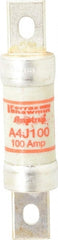 Ferraz Shawmut - 300 VDC, 600 VAC, 100 Amp, Fast-Acting General Purpose Fuse - Clip Mount, 4-5/8" OAL, 100 at DC, 200 at AC kA Rating, 1-1/8" Diam - Exact Tooling