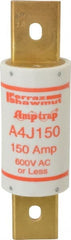Ferraz Shawmut - 300 VDC, 600 VAC, 150 Amp, Fast-Acting General Purpose Fuse - Clip Mount, 5-3/4" OAL, 100 at DC, 200 at AC kA Rating, 1-5/8" Diam - Exact Tooling