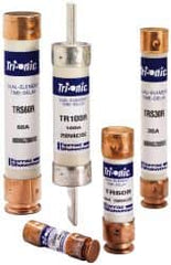 Ferraz Shawmut - 600 VAC/VDC, 600 Amp, Time Delay General Purpose Fuse - Clip Mount, 13-3/8" OAL, 100 at DC, 200 at AC kA Rating, 3-1/8" Diam - Exact Tooling