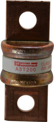 Ferraz Shawmut - 160 VDC, 300 VAC, 200 Amp, Fast-Acting General Purpose Fuse - Bolt-on Mount, 2-7/16" OAL, 200 at AC, 50 at DC kA Rating, 1-1/16" Diam - Exact Tooling