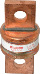 Ferraz Shawmut - 160 VDC, 300 VAC, 300 Amp, Fast-Acting General Purpose Fuse - Bolt-on Mount, 2-3/4" OAL, 200 at AC, 50 at DC kA Rating, 1-21/64" Diam - Exact Tooling