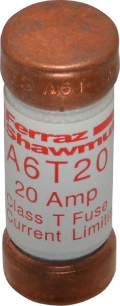 Ferraz Shawmut - 300 VDC, 600 VAC, 20 Amp, Fast-Acting General Purpose Fuse - Clip Mount, 1-1/2" OAL, 100 at DC, 200 at AC kA Rating, 9/16" Diam - Exact Tooling